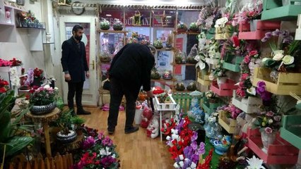 Karabük'te çiçekçilerde Sevgililer Günü hazırlığı