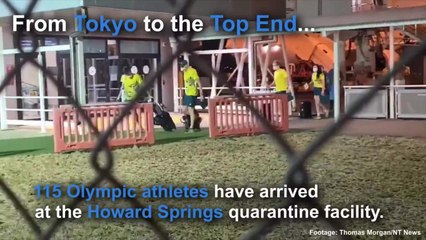 ACM - August 2021 - Olympic athletes arrive in the Top End