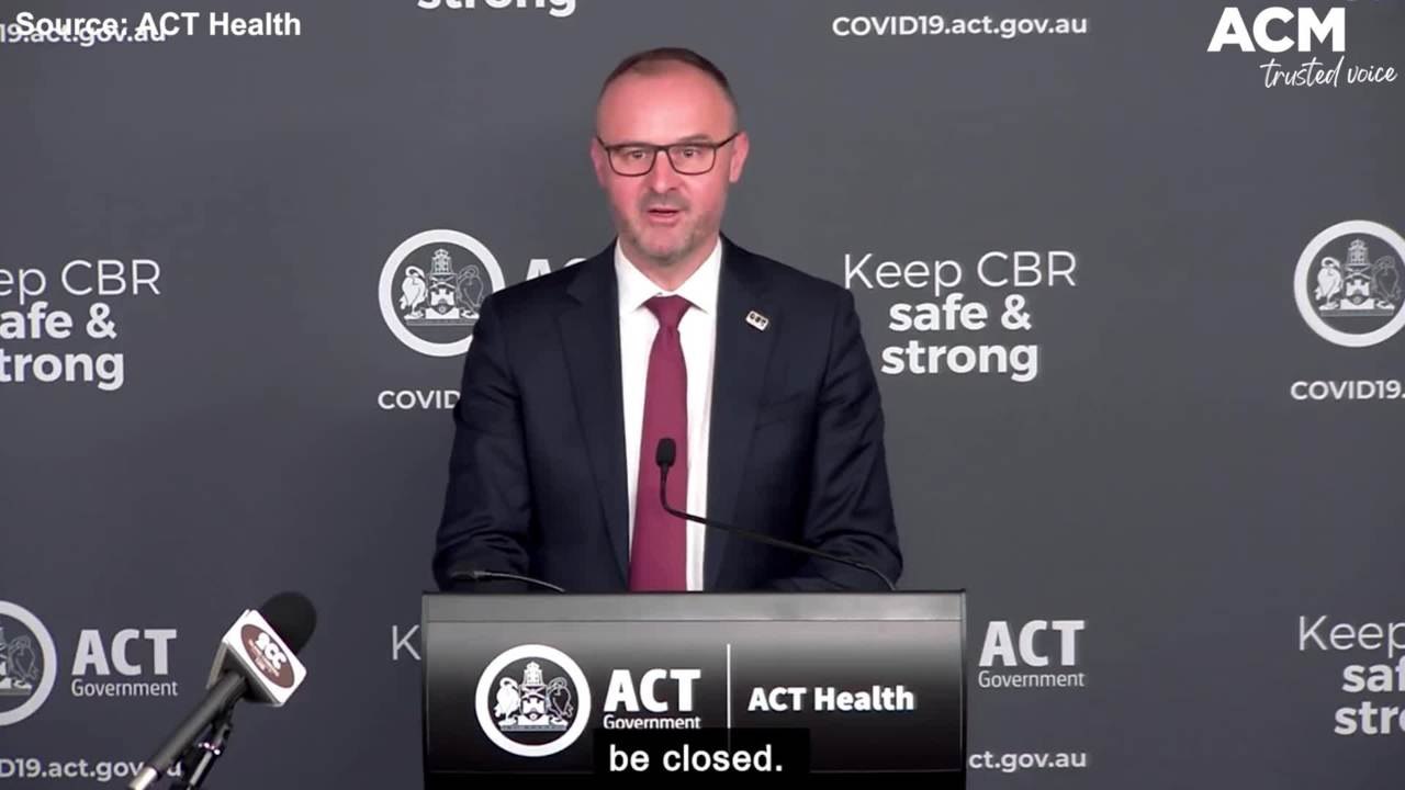 ACT enters 7-day lockdown from 5pm on Thursday | Canberra Times, Thursday 12 August 2021