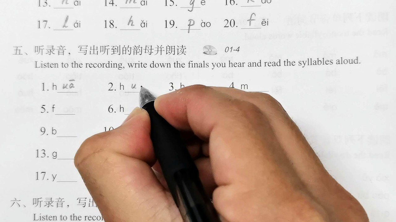 Learn Chinese HSK Standard Course 1 Workbook Answer Page 2-3HSK 1 WorkbookLesson 1 你好