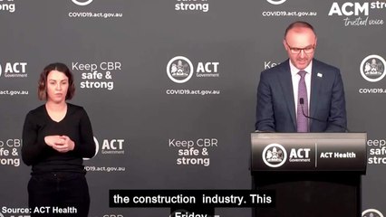 Download Video: Canberra records 20 new cases on Wednesday - Andrew Barr COVID-19 Press Conference | September 8, 2021, ACM