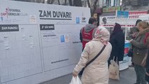 CHP 81 ilde zamları protesto ediyor: Vatandaşlar ‘Zam Duvarı’ ve ‘Zam Mektubu’nu dolduracak