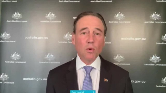 Vaccine booster program announced on Friday - Greg Hunt COVID-19 Press Conference | October 8, 2021 | ACM