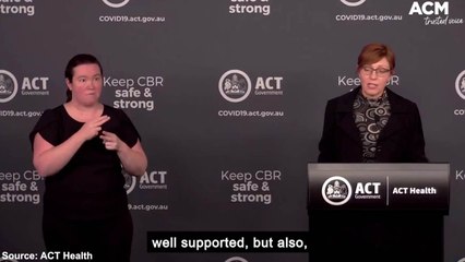 Télécharger la video: ACT records 40 new cases on Friday - Rachel Stephen-Smith COVID-19 Press Conference | October 1, 2021 | Canberra Times