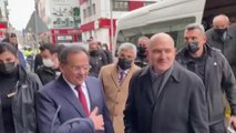 Soylu, Samsun Büyükşehir Belediye Başkanı Demir'i ziyaret etti