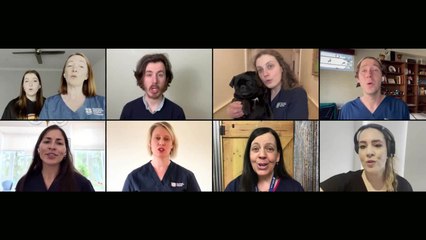 'Scrub Choir' of frontline health workers perform 'What A Wonderful World' | December 2021 | ACM