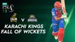 Karachi Kings Fall Of Wickets | Peshawar Zalmi vs Karachi Kings | Match 19 | HBL PSL 7 | ML2G