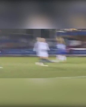 Sam Kerr shoulder barges pitch invader | December 2021 | ACM