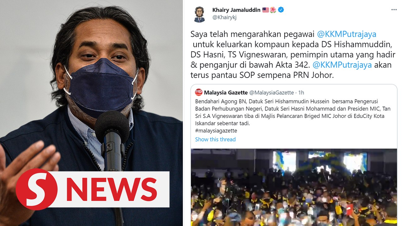 Compound notices to be issued to Hisham, Hasni and Vigneswaran for flouting Covid-19 SOP