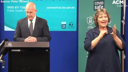 Télécharger la video: Tasmania records 1,218 new cases on Monday - Peter Gutwein COVID-19 Press Conference | January 10, 2022 | ACM