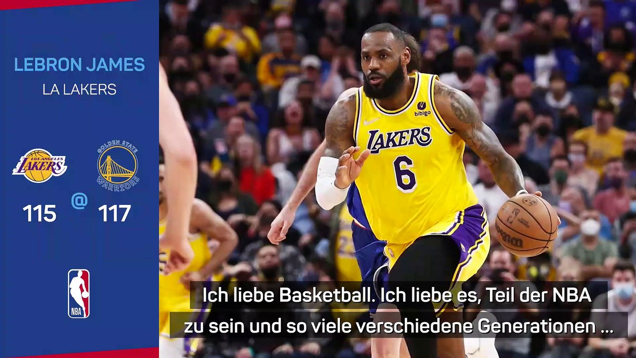 LeBron James nach Rekord: 'Ich bin dankbar'