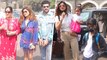 Bigg Boss Fame Shamita Shetty  With Shilpa Shetty And Rakesh Bapat  Spotted at Gateway of India