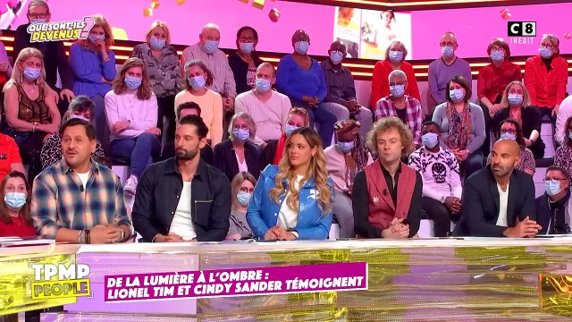 Lionel Tim (Link Up) au bord des larmes dans TPMP People en évoquant la réussite de Matt Pokora - C8