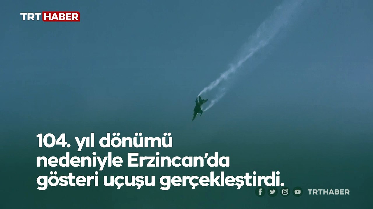 SOLOTÜRK Erzincan semalarında nefes kesti