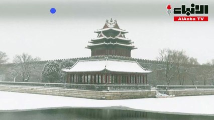 رداء أبيض يغطي المدينة المحرمة في الصين