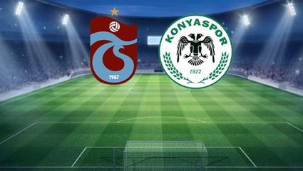 Zirvede kritik karşılaşma! Trabzonspor-Konyaspor maçında ilk 11'ler belli oldu