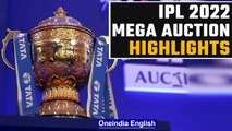 IPL 2022 Mega Auction| IPL 2022 Auction Highlights| Avesh Khan| Ishan Kishan |Oneindia News