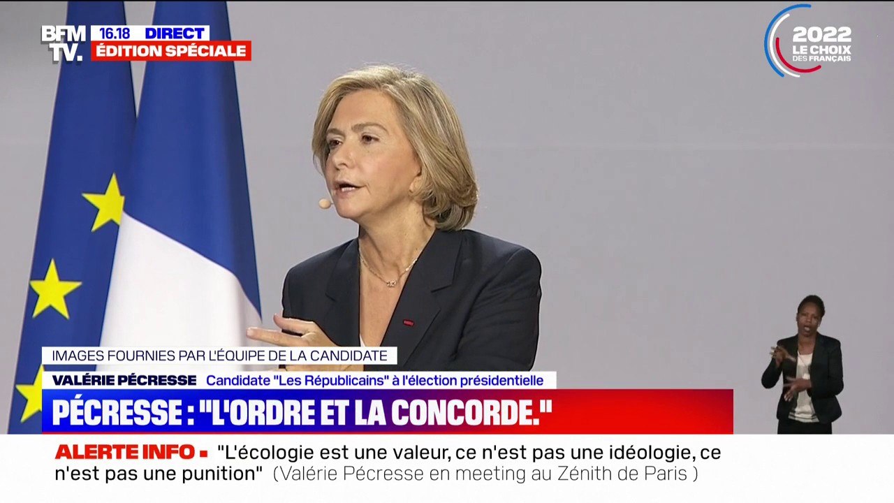 Valérie Pécresse: "La sécurité sera pour vous, l'insécurité pour les voyous"