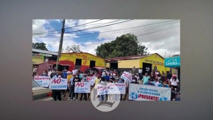 Comunitarios protestan contra instalación de vertedero en Pedro Brand