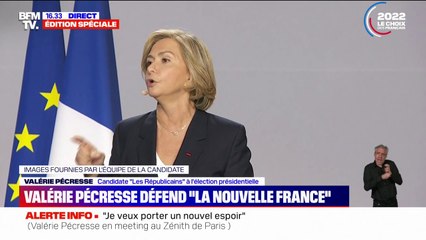 Valérie Pécresse: "Avec moi les salaires des Français augmenteront de 10% sur le quinquennat"