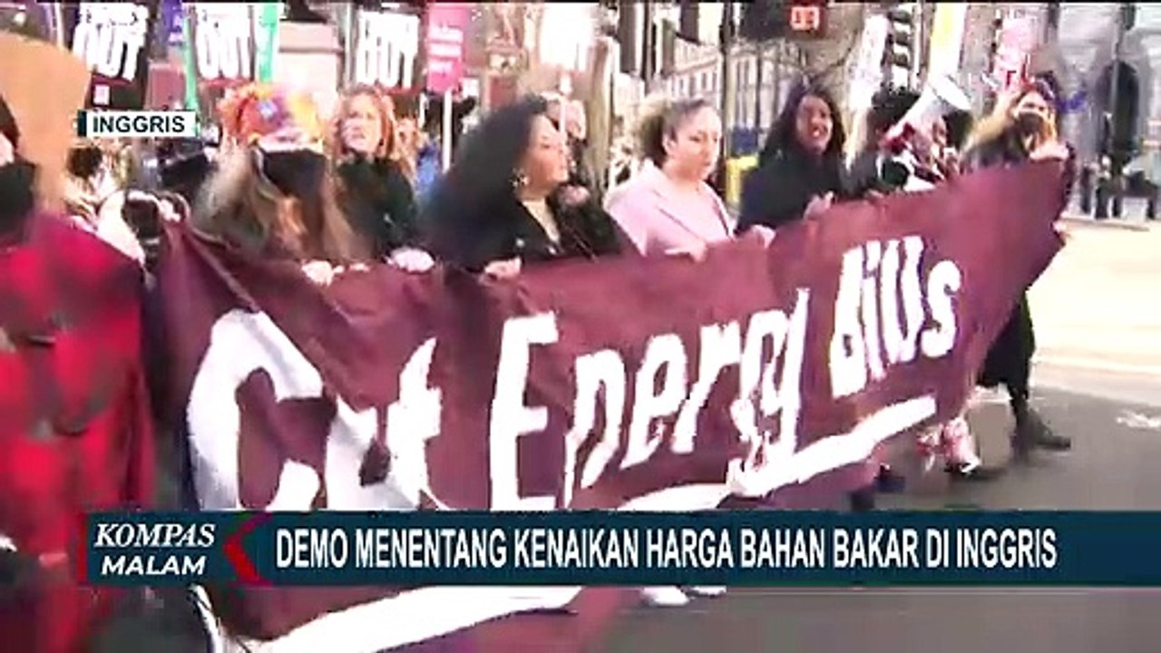 Warga London Demo, Protes Kenaikan Harga Bahan...