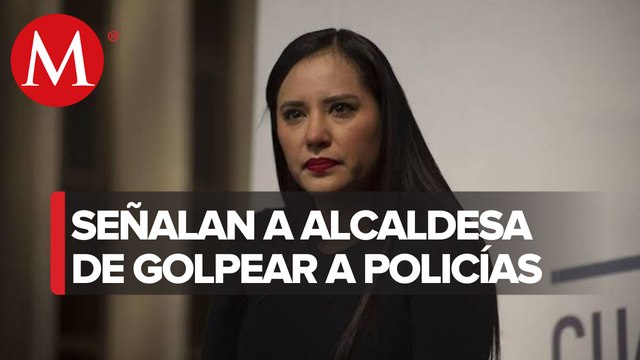 Investigan a Sandra Cuevas por agresión a mandos policíacos en CDMX