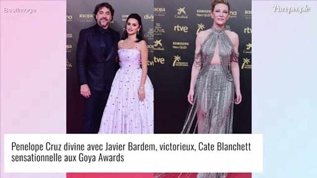 Penelope Cruz divine avec Javier Bardem, victorieux, Cate Blanchett sensationnelle aux Goya Awards