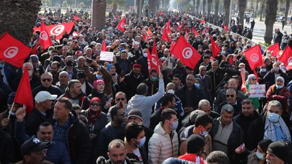 وقفة احتجاجية في العاصمة التونسية دفاعا عن استقلال القضاء