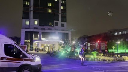 Bağcılar'da otelde çıkan yangın söndürüldü