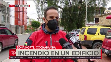 Joven murió en el incendio de un apartamento en Cochabamba