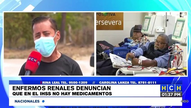 Enfermos renales denuncian que en el IHSS no hay medicamentos para tratarlos