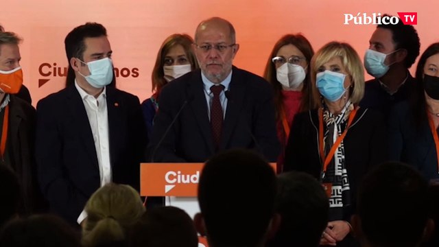 Francisco Igea (Ciudadanos): Hoy no tenemos nada que celebrar. La ultraderecha aspira a ocupar sillones de Gobierno