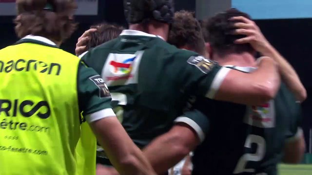 TOP 14 - Essai de Clovis LE BAIL (SP) - Racing 92 - Section Paloise - J13 - Saison 2021/2022