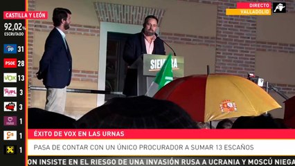 Abascal en directo en Valladolid: 'Qué cara de vicepresidente se le está poniendo a Juan García-Gallardo'