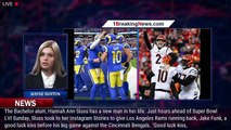 'Bachelor' Alum Hannah Ann Sluss Locks Lips With LA Rams Running Back Jake Funk Before Game - 1break