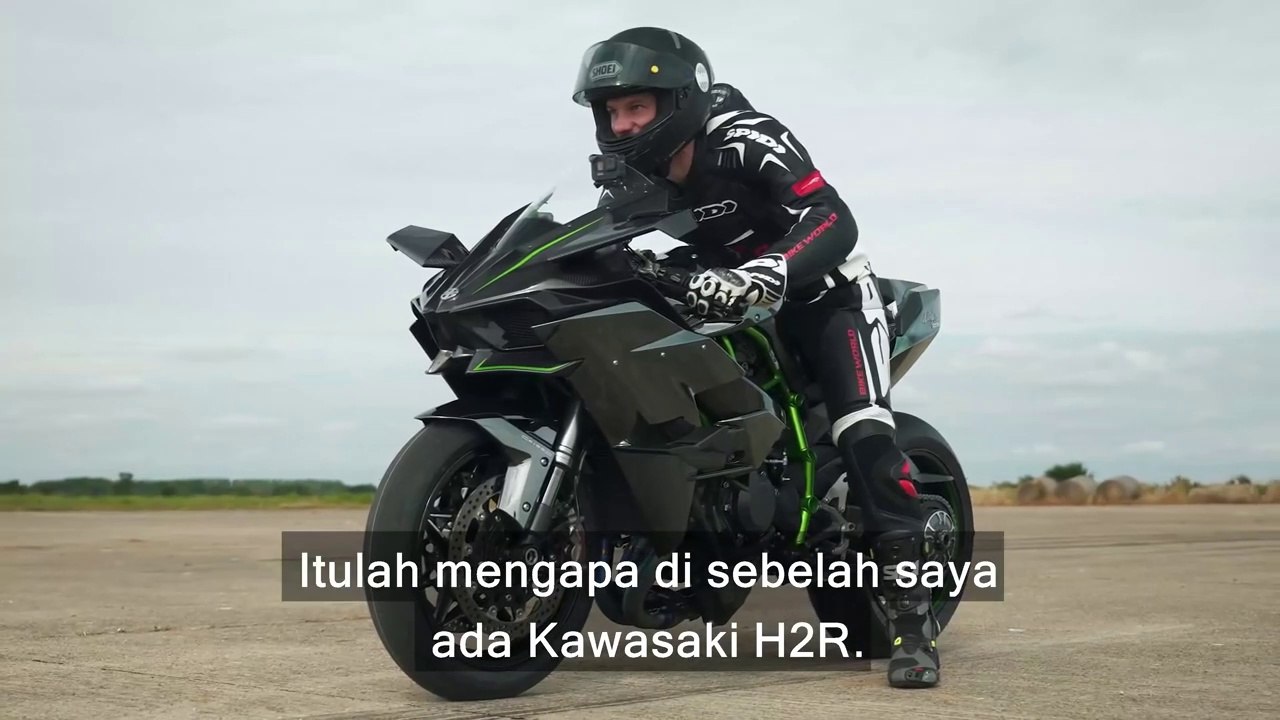 Lamborghini Huracan Turbo vs Kawasaki H2R- DRAG RACE