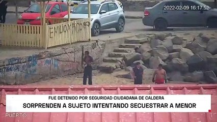 Colombiano intenta sustraer a menor de edad en Caldera - TVN