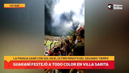 Guaraní festejó a todo color en villa sarita