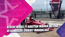 Keren! Mobil F1 Rakitan Warga Mejeng di Kawasan Sirkuit Mandalika