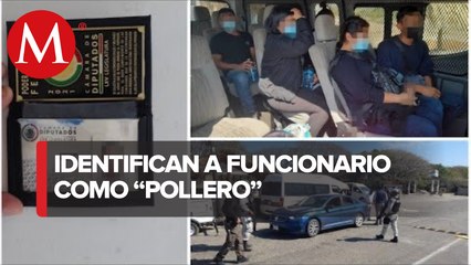 Supuesto funcionario de la Cámara de Diputados trasladaba a migrantes en Oaxaca