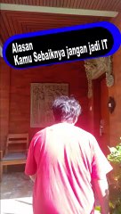 Sebaiknya Jangan jadi seorang yang Berprofesi Sebagai Seorang IT Professional #it #pekerjaan #server