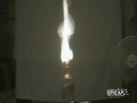 Ping Pong Ball Shoots Into Bottle