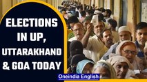 Voting to take place in Uttar Pradesh, Uttarakhand, and Goa today | Oneindia News