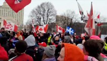 Canadian Veterans Praying Together Supporting the Freedom Convoy OTTAWA 2022-(1080p60)