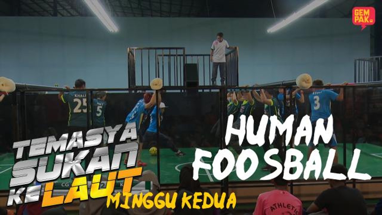 #SukanKeLaut - Human Foosball