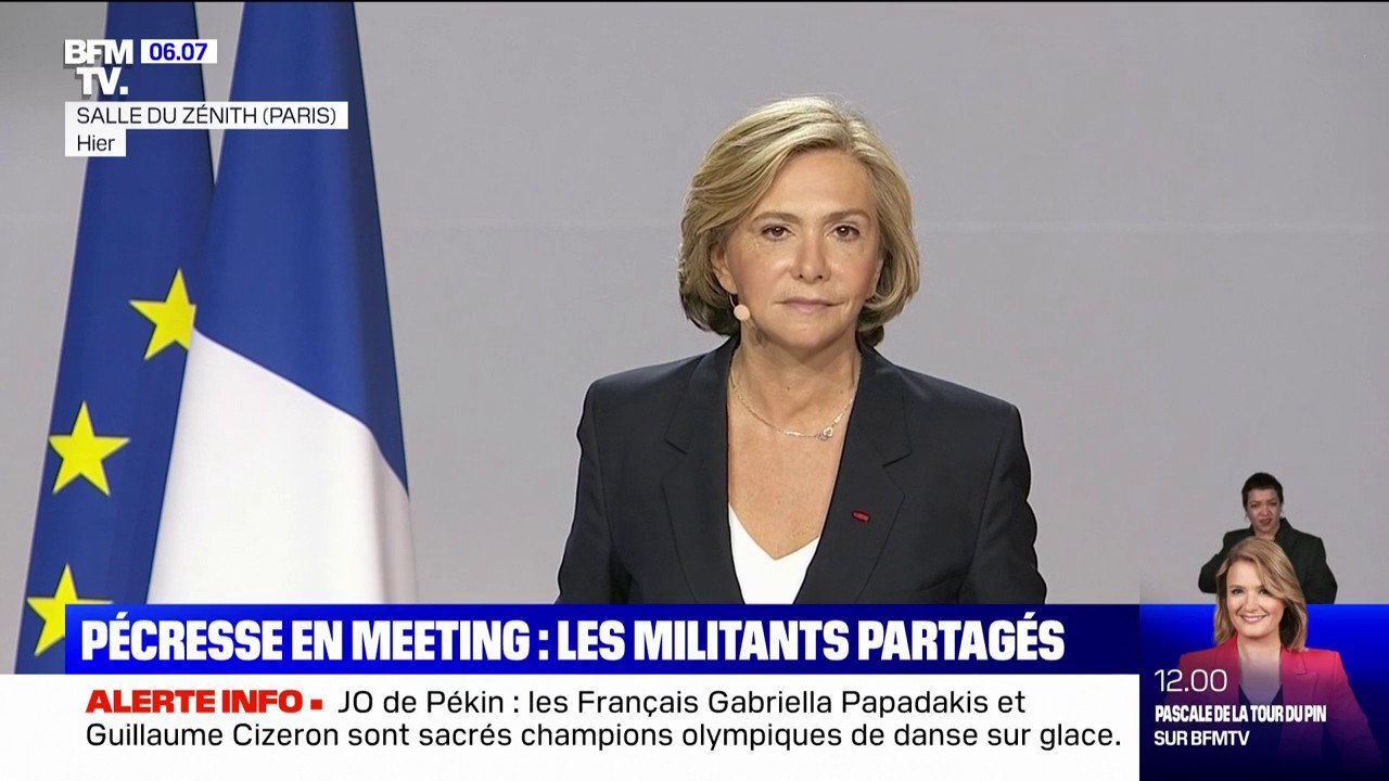 Militants et élus LR très partagés sur le premier meeting de Valérie Pécresse