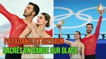 JO d’hiver 2022: Papadakis et Cizeron champions olympiques de danse sur glace