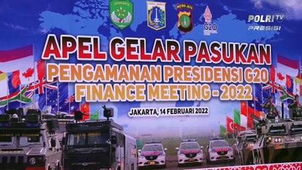 Apel Kegiatan Pengamanan Presidensi G-20