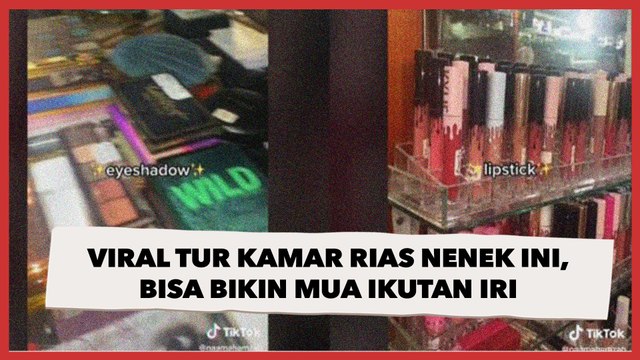 Punya Koleksi Makeup Super Lengkap, Viral Tur Kamar Rias Milik Nenek Ini Bisa Bikin MUA Ikut Iri