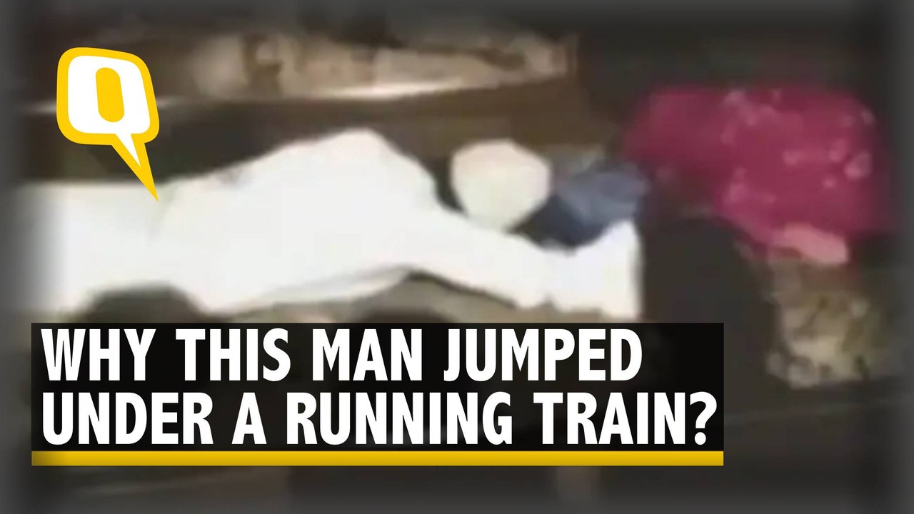 Bhopal Man Jumps Under a Moving Train To Save a Woman